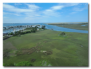 a view from atop the lighthouse