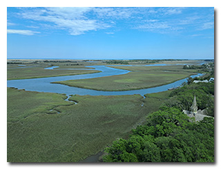 a view from atop the lighthouse
