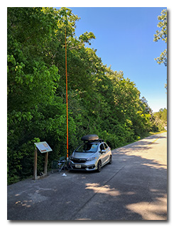 Eric's mast and antenan