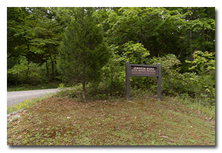 The state nature preserve sign