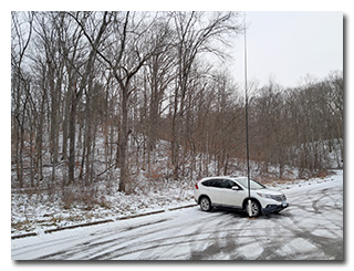 Eric's mast and antenna