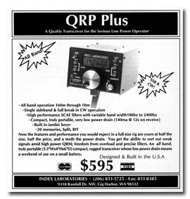 QRP Plus advertisement, December 1995 QST -- click to enlarge
