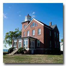 South Bass Island Lighthouse and Keeper's Dwelling -- click to enlarge